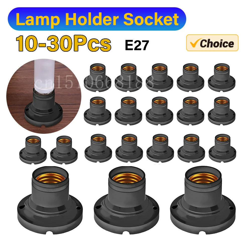 10-30pcs E27 Socket Adapter cartridges E27 Lamp Holder Vintage Lamp Holder Screw Bulb Base Retro Lampholders Fixture
10-30pcs E27 Socket Adapter cartridges E27 Lamp Holder Vintage Lamp Holder Screw Bulb Base Retro Lampholders Fixture