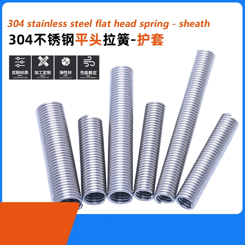 Wire Dia 0.3-0.8mm No Hook Stainless Steel Tension Spring Pullback Draught Extension Spiral Stretching Spring OD3-8mm L 10-120mm
Wire Dia 0.3-0.8mm No Hook Stainless Steel Tension Spring Pullback Draught Extension Spiral Stretching Spring OD3-8mm L 10-120mm