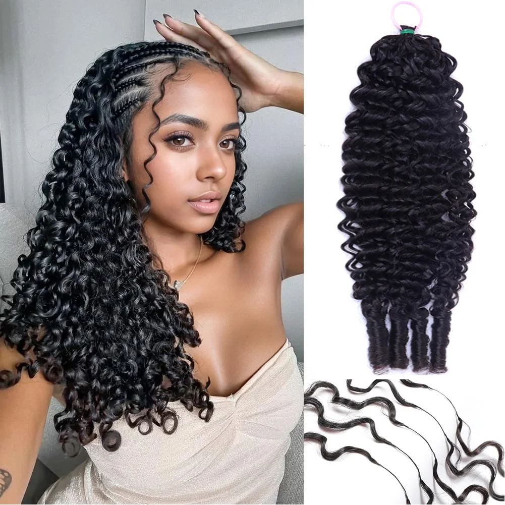 Burmese Curly Crochet Hair Knotless Feather Pre-Separated Crochet Braids Light Weight Reusable Brazilian Hair Extension
Burmese Curly Crochet Hair Knotless Feather Pre-Separated Crochet Braids Light Weight Reusable Brazilian Hair Extension