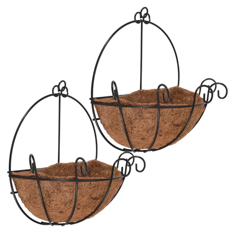 Y17A 2 PCS Iron Wall Hanging Gentleman Basket 25Cm Semi-Circular Plant Flower Wall Hanging Bracket Plant Hanger Decoration Suita
Y17A 2 PCS Iron Wall Hanging Gentleman Basket 25Cm Semi-Circular Plant Flower Wall Hanging Bracket Plant Hanger Decoration Suita
