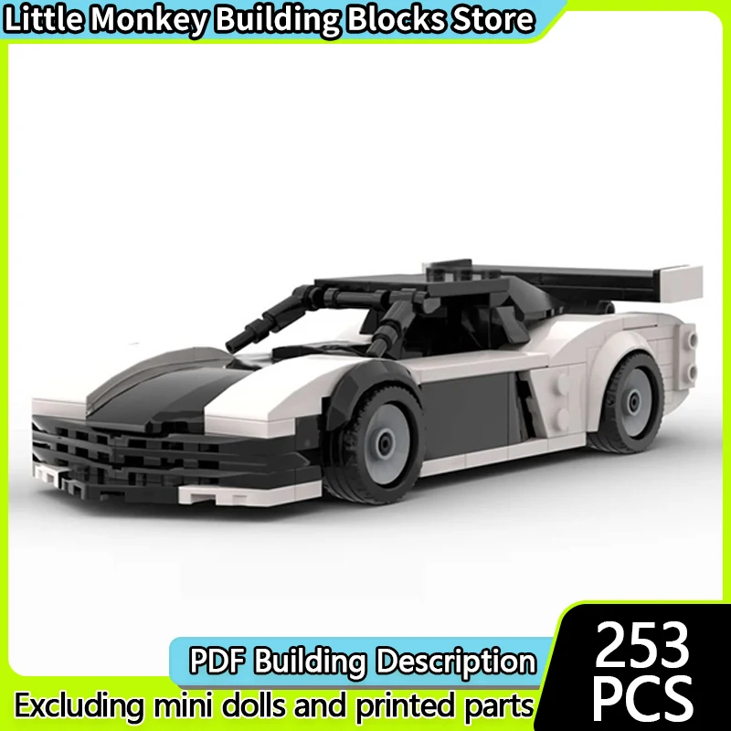 Модель скоростного гоночного автомобиля MOC, строительные кирпичи, прототип гоночного автомобиля, модульная технология, детские праздничные подарки, сборка игрушек, костюм
Модель скоростного гоночного автомобиля MOC, строительные кирпичи, прототип гоночного автомобиля, модульная технология, детские праздничные подарки, сборка игрушек, костюм