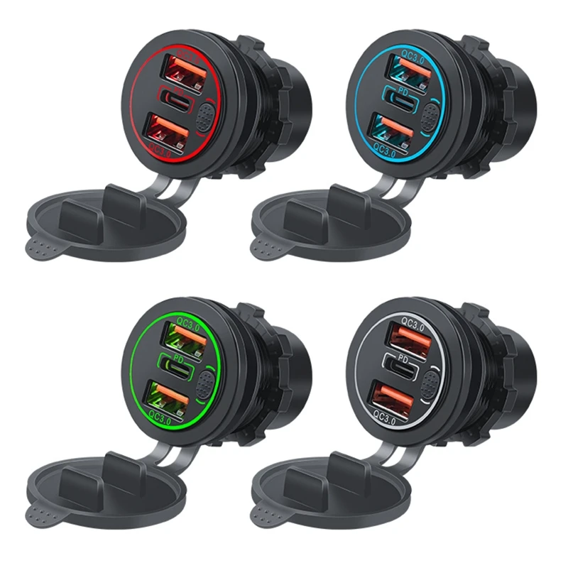 USB Car Charger Dual QC 3.0 12V-24V Type PD Fast Charging Car Phone Charger
USB Car Charger Dual QC 3.0 12V-24V Type PD Fast Charging Car Phone Charger