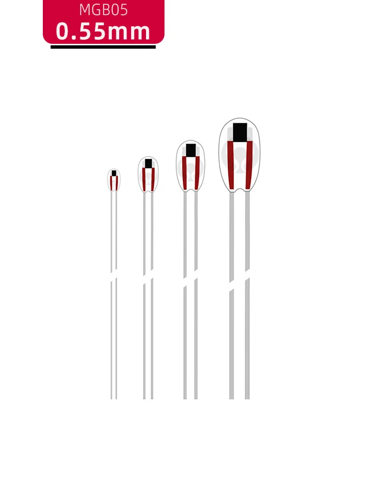 Lingee MGB 0.55mm Glass-sealed 10K 50K 100K 3380 3950 NTC Thermistor Temperature Sensor Probes
Lingee MGB 0.55mm Glass-sealed 10K 50K 100K 3380 3950 NTC Thermistor Temperature Sensor Probes