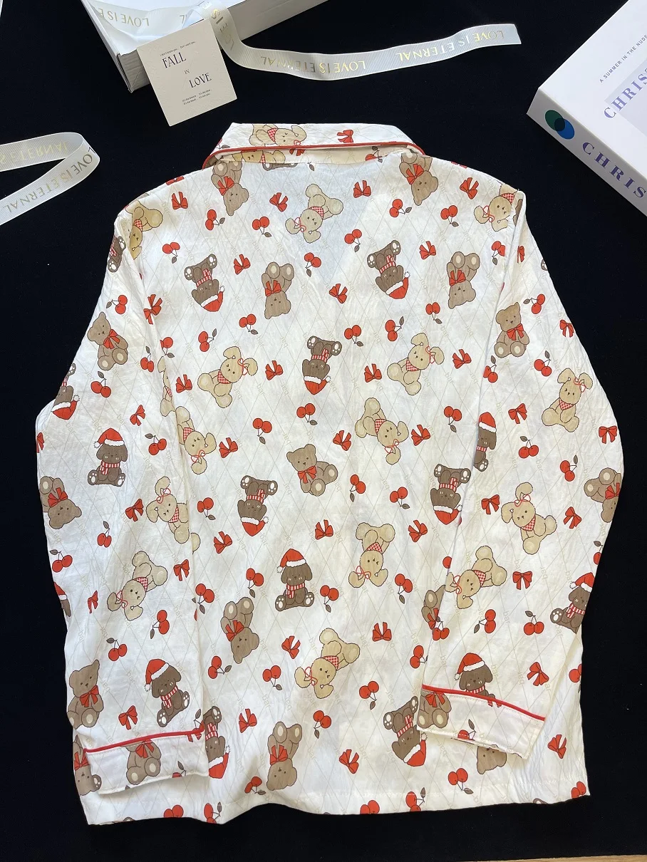 Pajama Sets Silk Women Knitted Cotton Sleep Set Long Sleeve Ankle Length Spring Autumn Soft Stretchy Comfortable Casual Modern
Pajama Sets Silk Women Knitted Cotton Sleep Set Long Sleeve Ankle Length Spring Autumn Soft Stretchy Comfortable Casual Modern