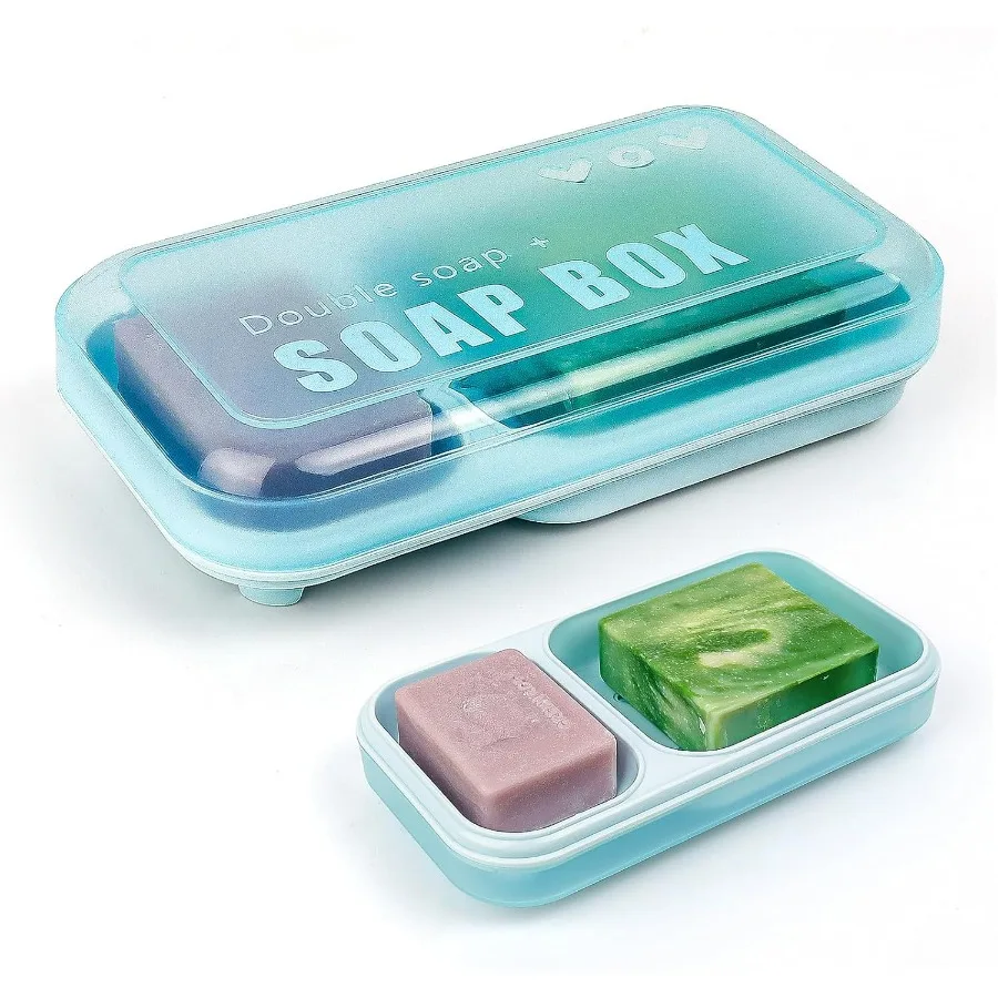 Большая двойная мыльница, держатель для шампуня и кондиционера с крышкой для раковины в ванной комнате, душа и ванны, самостоятельная оливковая конструкция 
Большая двойная мыльница, держатель для шампуня и кондиционера с крышкой для раковины в ванной комнате, душа и ванны, самостоятельная оливковая конструкция