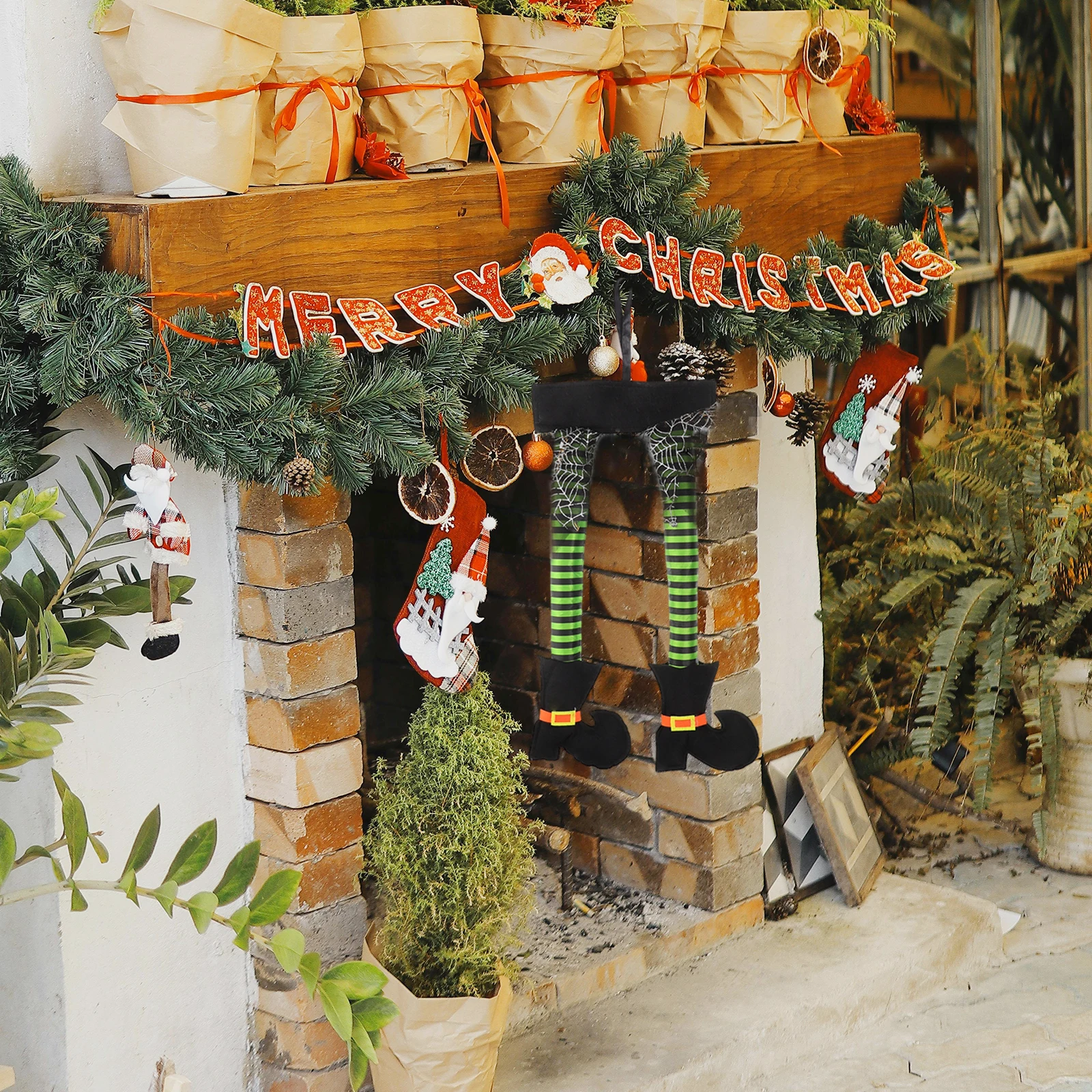 Charming Knitted Legs Ornament for Car Trunk Holiday Party Decoration Colorful Striped Leg Decor Set Festive Auto Accessory
Charming Knitted Legs Ornament for Car Trunk Holiday Party Decoration Colorful Striped Leg Decor Set Festive Auto Accessory