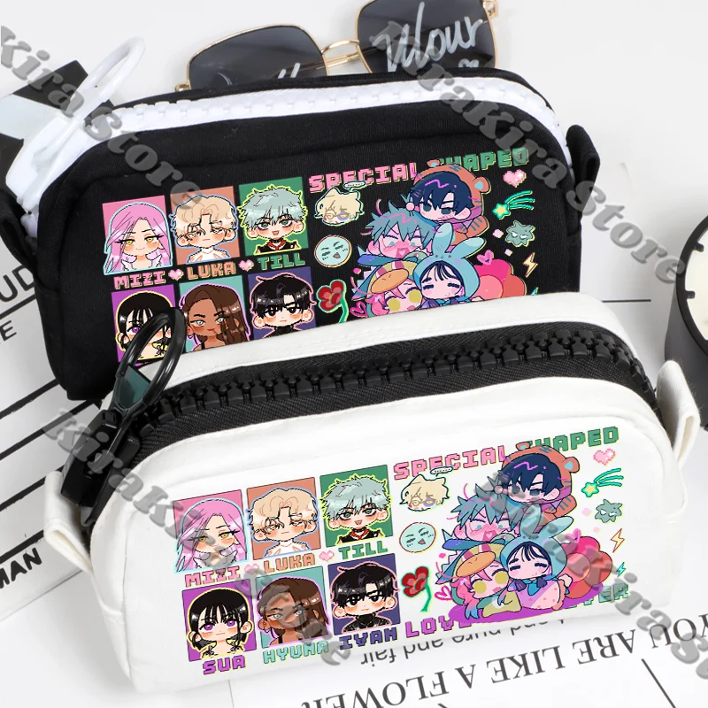Alien Stage Anime Pen Bag Case Pu Leather Zipper Pencil Box Mizi Sua Till Ivan Hyuna Cartoon Luka Student Cosplay Stationery
Alien Stage Anime Pen Bag Case Pu Leather Zipper Pencil Box Mizi Sua Till Ivan Hyuna Cartoon Luka Student Cosplay Stationery