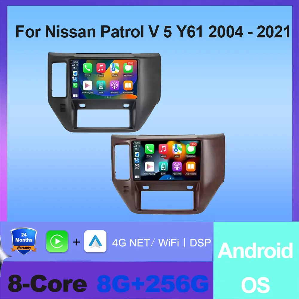 Android OS Car Radio For Nissan Patrol V 5 Y61 2004 - 2021 Multimedia Video Player GPS Navigation Wireless CarPlay Auto Navi
Android OS Car Radio For Nissan Patrol V 5 Y61 2004 - 2021 Multimedia Video Player GPS Navigation Wireless CarPlay Auto Navi