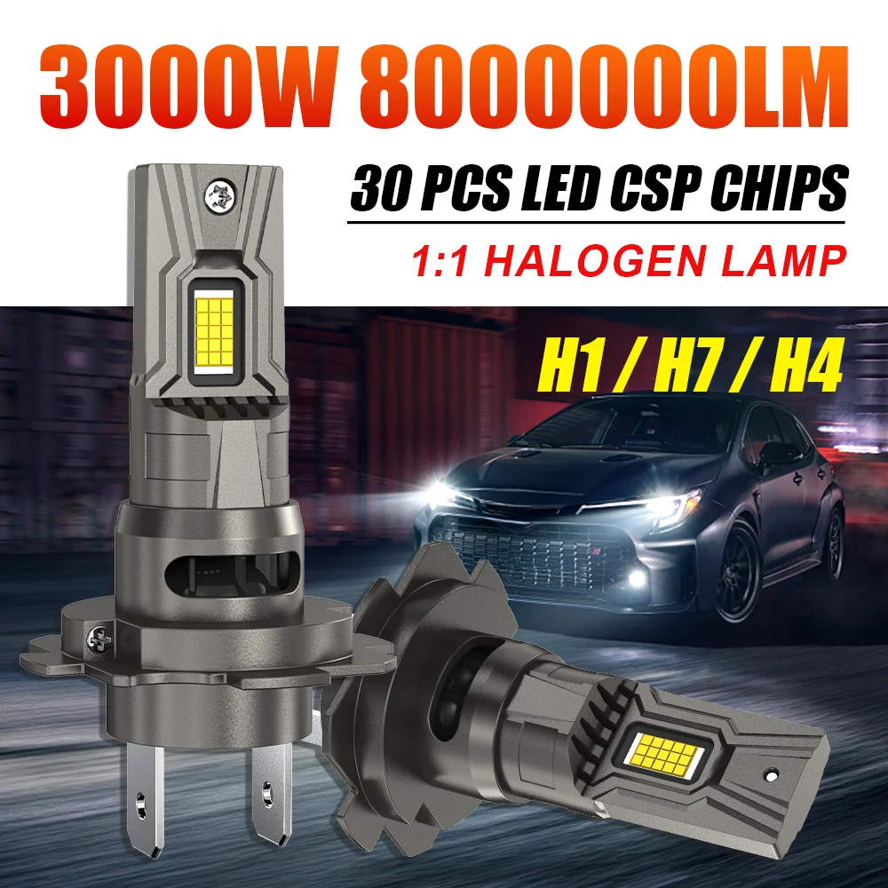 H7 H4 H1 LED Headlights 3000W 8000000LM Super Bright 9003 HB2 Spotlight Automobile Bulbs H7 Led Canbus Car Lights 6000K 12V 24V
H7 H4 H1 LED Headlights 3000W 8000000LM Super Bright 9003 HB2 Spotlight Automobile Bulbs H7 Led Canbus Car Lights 6000K 12V 24V