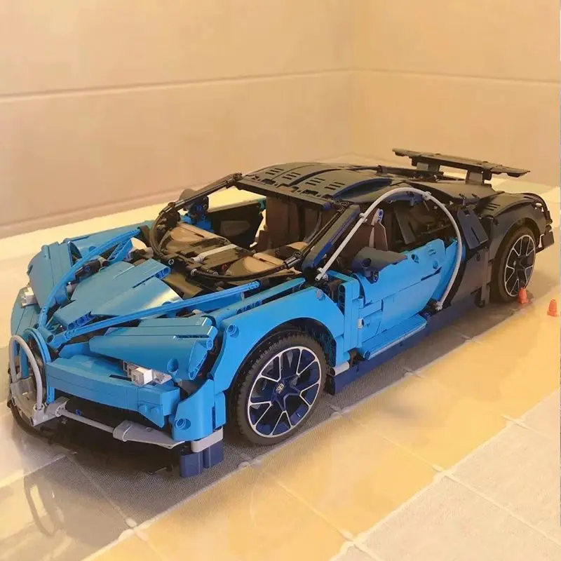 Bugatti Veyron Building Block Assembly Remote-Controlled Racing Car Model Mechanical Kit 42083
