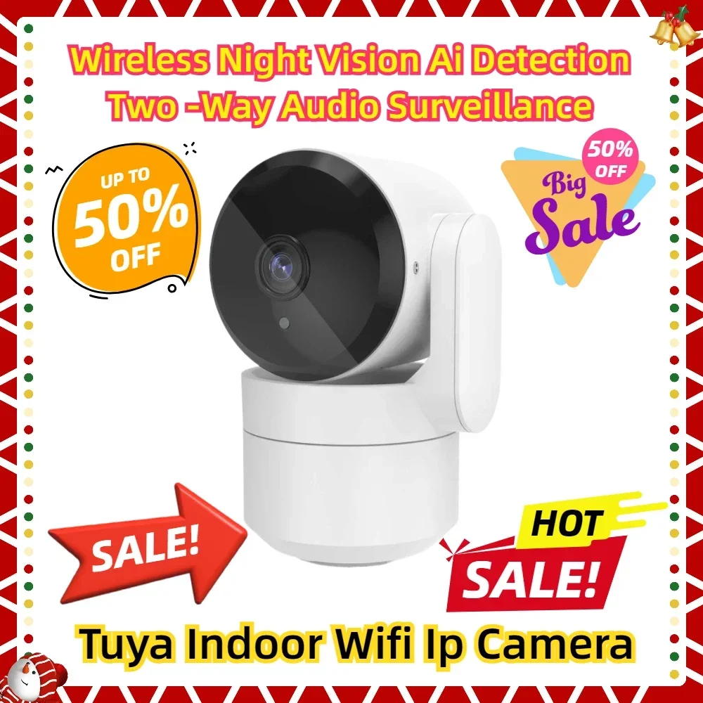 Wireless Night Vision Ai Detection Two -Way Audio Surveillance Ip Camera 1080P Tuya Indoor Wifi Ip Camera
Wireless Night Vision Ai Detection Two -Way Audio Surveillance Ip Camera 1080P Tuya Indoor Wifi Ip Camera