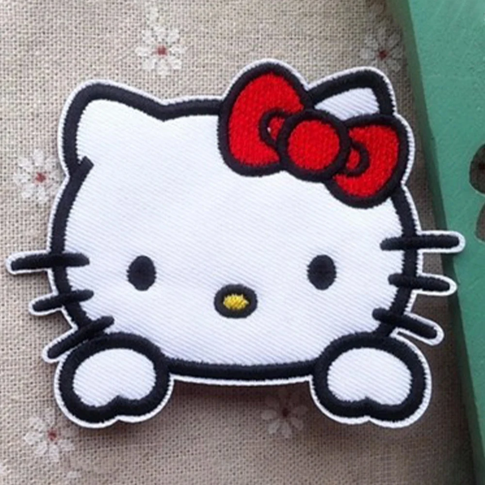 Милая аппликация «Hello Kitty KTCat Sanrio» с героями мультфильмов для шитья детской одежды, куртки, шляпы, нашивки, джинсы, вышитый рюкзак, нашивка, субсидия
Милая аппликация «Hello Kitty KTCat Sanrio» с героями мультфильмов для шитья детской одежды, куртки, шляпы, нашивки, джинсы, вышитый рюкзак, нашивка, субсидия