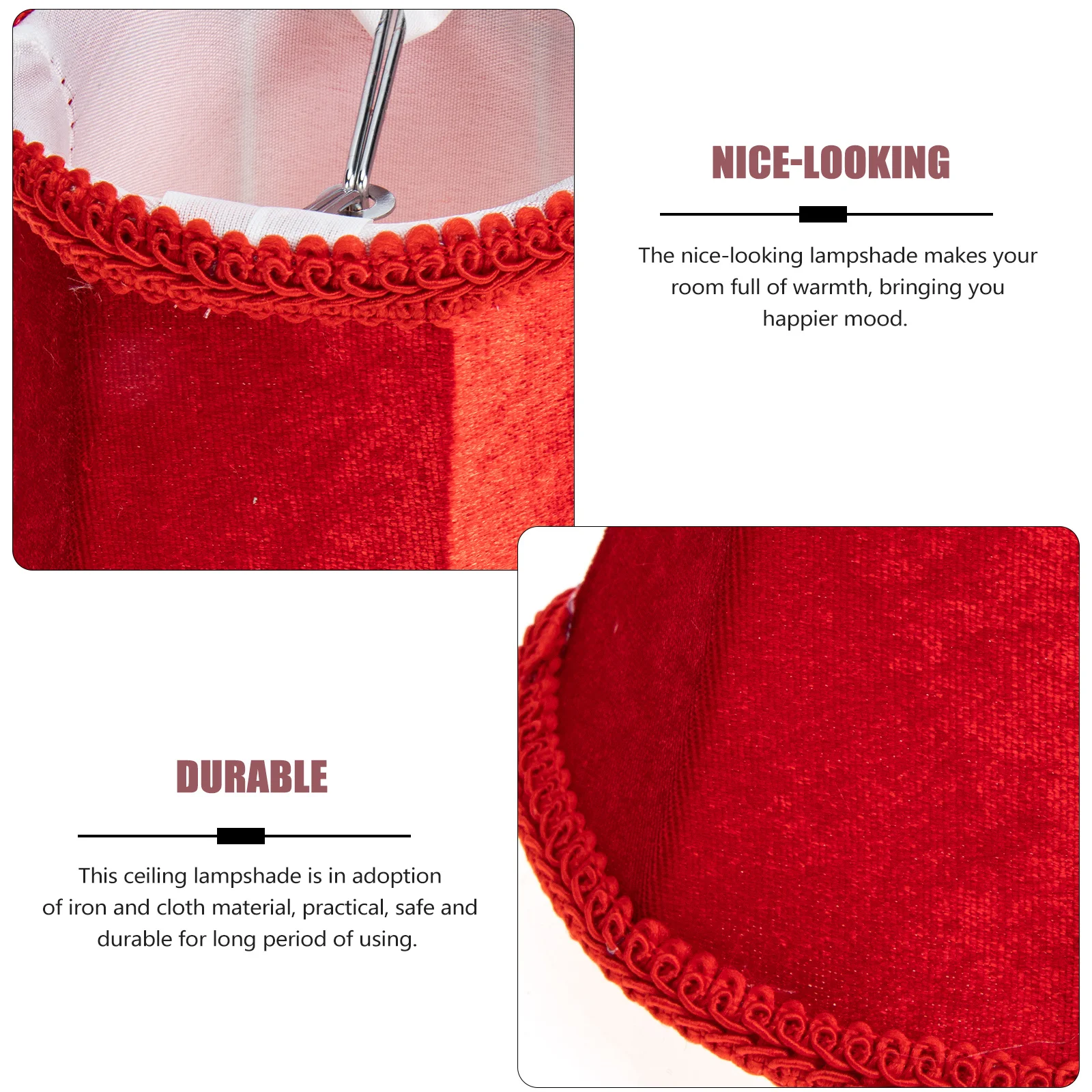 Cloth Ceiling Lamp Shade Iron Fabric Modern Design for Living Room Bedroom Decorative Light Cover Chandelier Lampshade
Cloth Ceiling Lamp Shade Iron Fabric Modern Design for Living Room Bedroom Decorative Light Cover Chandelier Lampshade