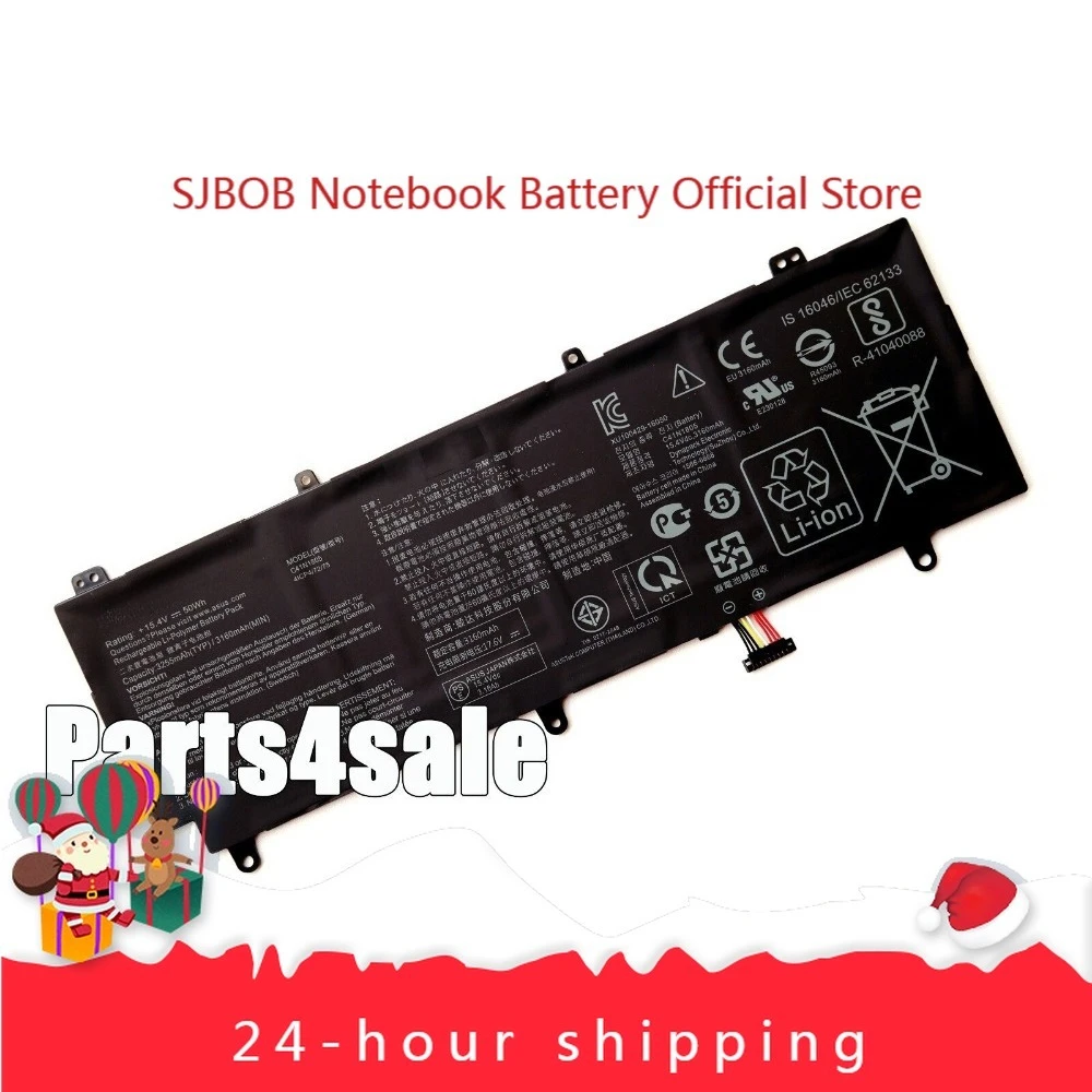 Оригинальный новый аккумулятор C41N1805 для ноутбука ASUS Zephyrus S GX531GS GX531GM GX531GX Series
Оригинальный новый аккумулятор C41N1805 для ноутбука ASUS Zephyrus S GX531GS GX531GM GX531GX Series