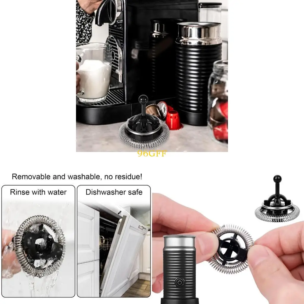 96GF Stainless Steel Frother Whisk Attachments and Lid Replacement Coffee Accessories Electric Milk Frother Spare Parts
96GF Stainless Steel Frother Whisk Attachments and Lid Replacement Coffee Accessories Electric Milk Frother Spare Parts