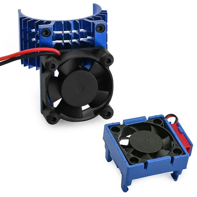 Dual Cooling Fan Set for Trxs VXL-3s ESC High-Speed Heat Sink Compatible with Slash/Stampede 2wd
Dual Cooling Fan Set for Trxs VXL-3s ESC High-Speed Heat Sink Compatible with Slash/Stampede 2wd