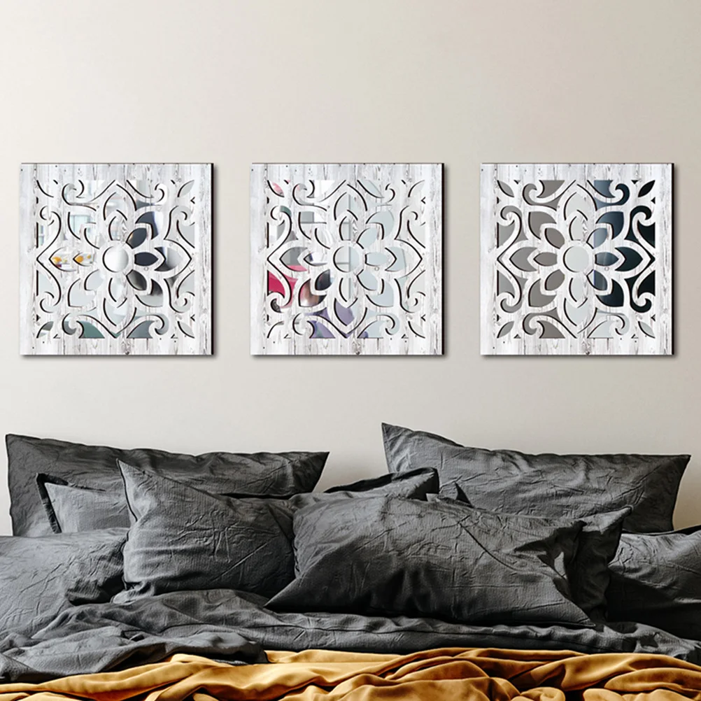 2 Pcs Square Rustic Wall Mirror White Pane Decorative Acrylic Panel Art Vintage Bedroom Living Room Wall Stickers
2 Pcs Square Rustic Wall Mirror White Pane Decorative Acrylic Panel Art Vintage Bedroom Living Room Wall Stickers