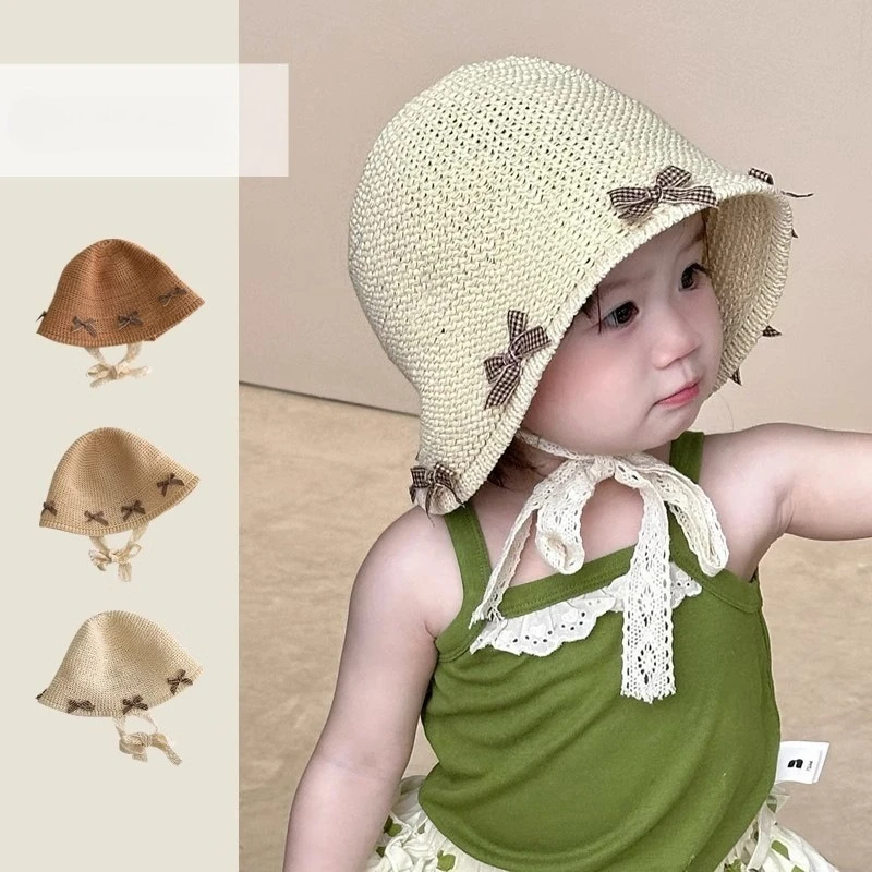 Korean Baby Girl Summer Sun Hat Thin Breathable Beach Cap with Adjustable Strap UV Protection Bucket Hat for Toddler Trendy
Korean Baby Girl Summer Sun Hat Thin Breathable Beach Cap with Adjustable Strap UV Protection Bucket Hat for Toddler Trendy