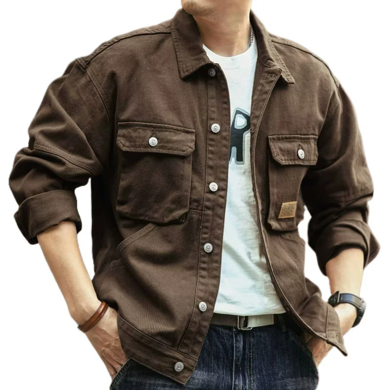 Spring Autumn Men's Denim Shirt Jacket Fashion Men Retro Lapel Jeans Shirts Coats Men Streetwear Windbreaker Jacket Clothing
Spring Autumn Men's Denim Shirt Jacket Fashion Men Retro Lapel Jeans Shirts Coats Men Streetwear Windbreaker Jacket Clothing
