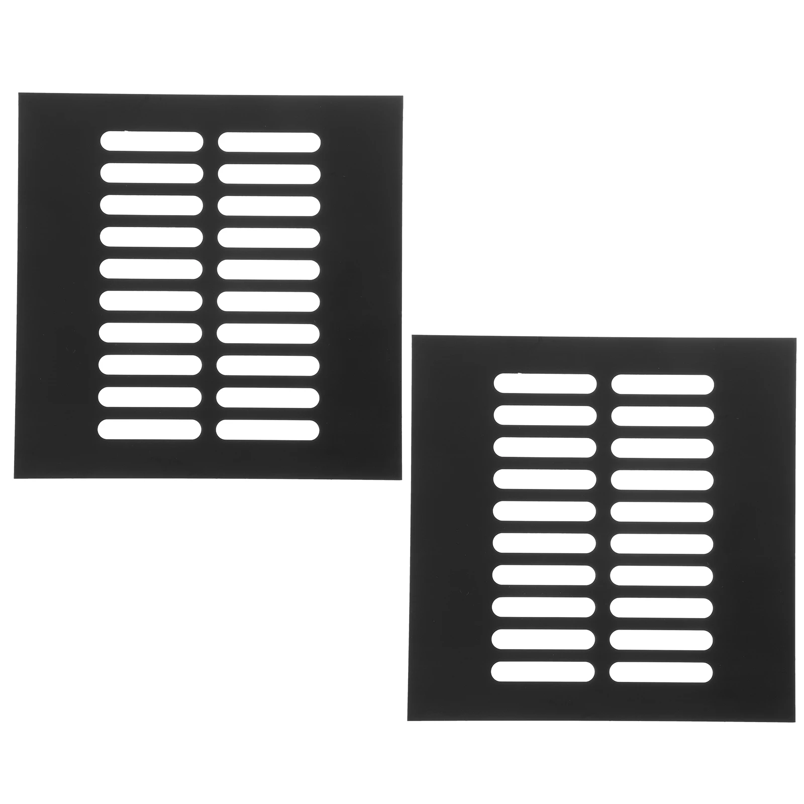 2 Pcs Black Aluminum Alloy Breathable Mesh 150x150mm Vent Covers for Shoe Cabinet Furniture Wardrobe Air Grille Exhaust
2 Pcs Black Aluminum Alloy Breathable Mesh 150x150mm Vent Covers for Shoe Cabinet Furniture Wardrobe Air Grille Exhaust
