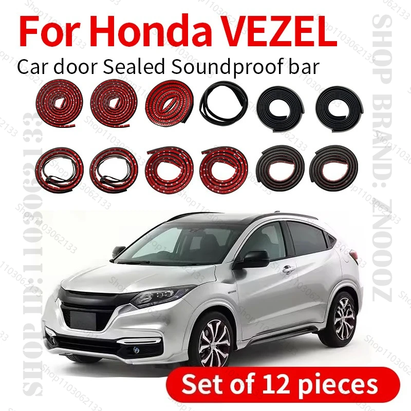 For 13-25 Honda VEZEL Car Door Seal Strip Rubber Double Layer Sealing Protector Soundproof Strip Dustproof Seal Strip 12PCS Set
For 13-25 Honda VEZEL Car Door Seal Strip Rubber Double Layer Sealing Protector Soundproof Strip Dustproof Seal Strip 12PCS Set