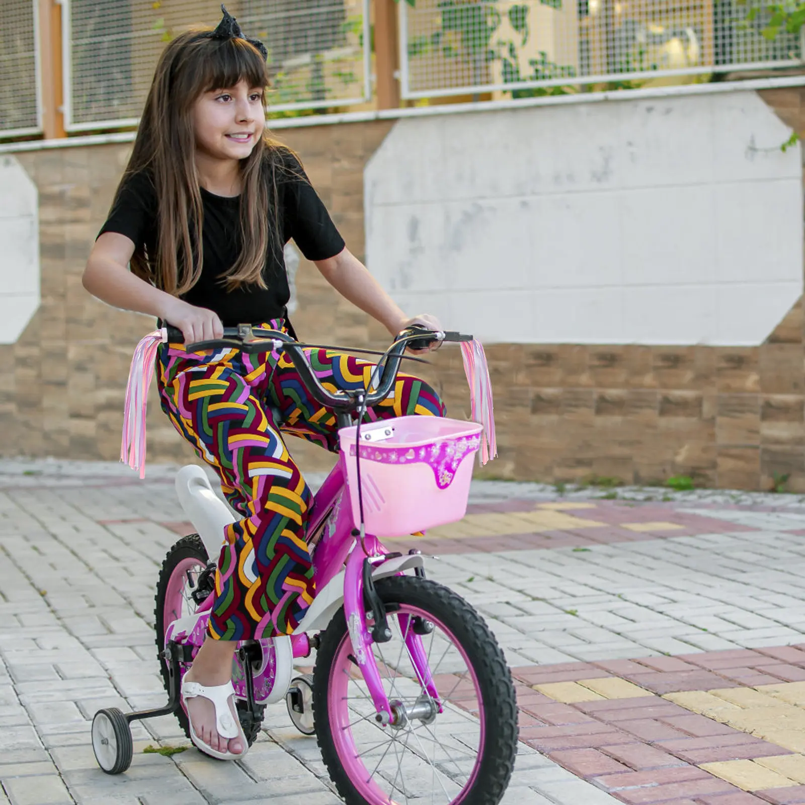 4Pcs Bike Streamer Handlebar Tassels Colorful Ribbon Streamers Decorative Scooter Bike Accessories Scooter Tassel Decor
4Pcs Bike Streamer Handlebar Tassels Colorful Ribbon Streamers Decorative Scooter Bike Accessories Scooter Tassel Decor