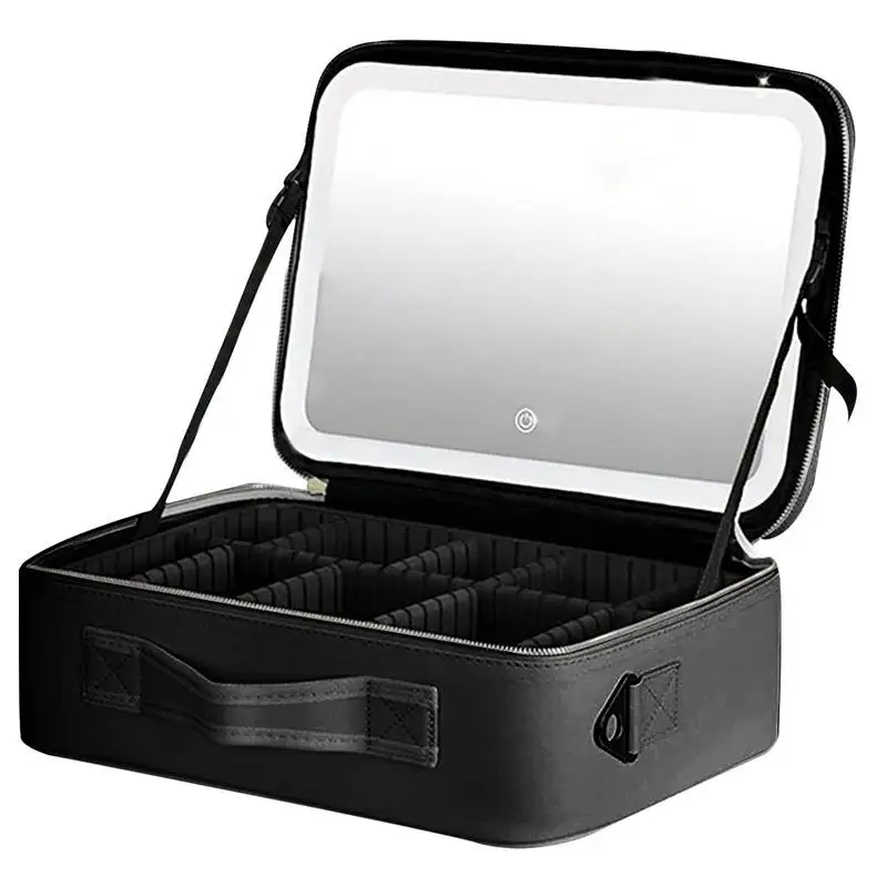 New Portable LED Makeup Bag With Mirror Large Capacity Professional Waterproof PU Leather Travel Cosmetic Case For Women
New Portable LED Makeup Bag With Mirror Large Capacity Professional Waterproof PU Leather Travel Cosmetic Case For Women