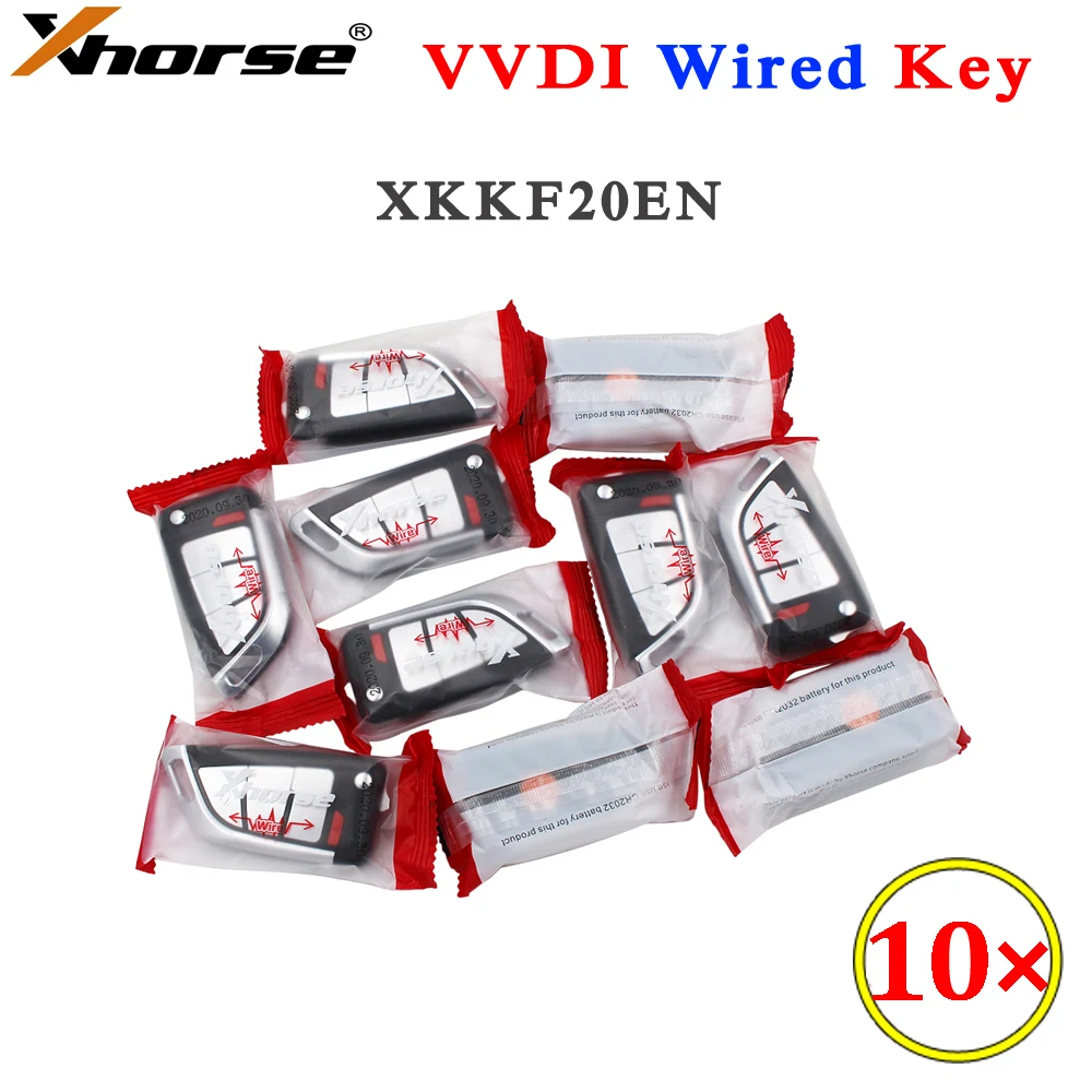 10Pcs/Lot Original XHORSE XKKF20EN Wire Remote Key Knife Style Work With Xhorse VVDI Tools
10Pcs/Lot Original XHORSE XKKF20EN Wire Remote Key Knife Style Work With Xhorse VVDI Tools