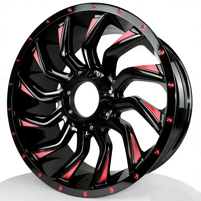 Популярные 17-дюймовые белые и черные ступичные колеса из алюминиевого сплава, используемые для модификации внедорожников
Популярные 17-дюймовые белые и черные ступичные колеса из алюминиевого сплава, используемые для модификации внедорожников