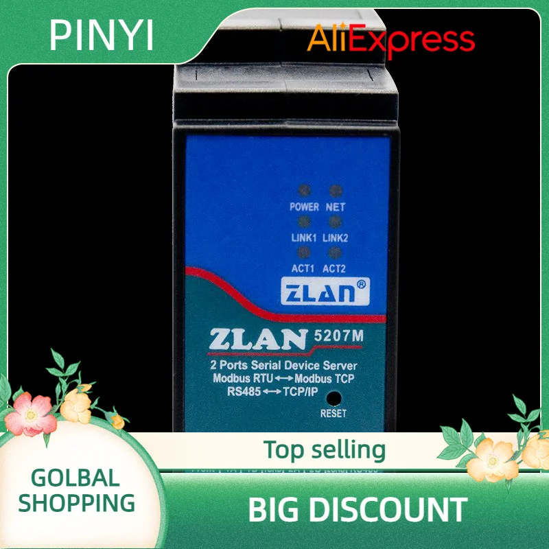 ZLAN5207M 2-портовый промышленный последовательный сервер RJ45 с RS485 и Ethernet Rj45
ZLAN5207M 2-портовый промышленный последовательный сервер RJ45 с RS485 и Ethernet Rj45