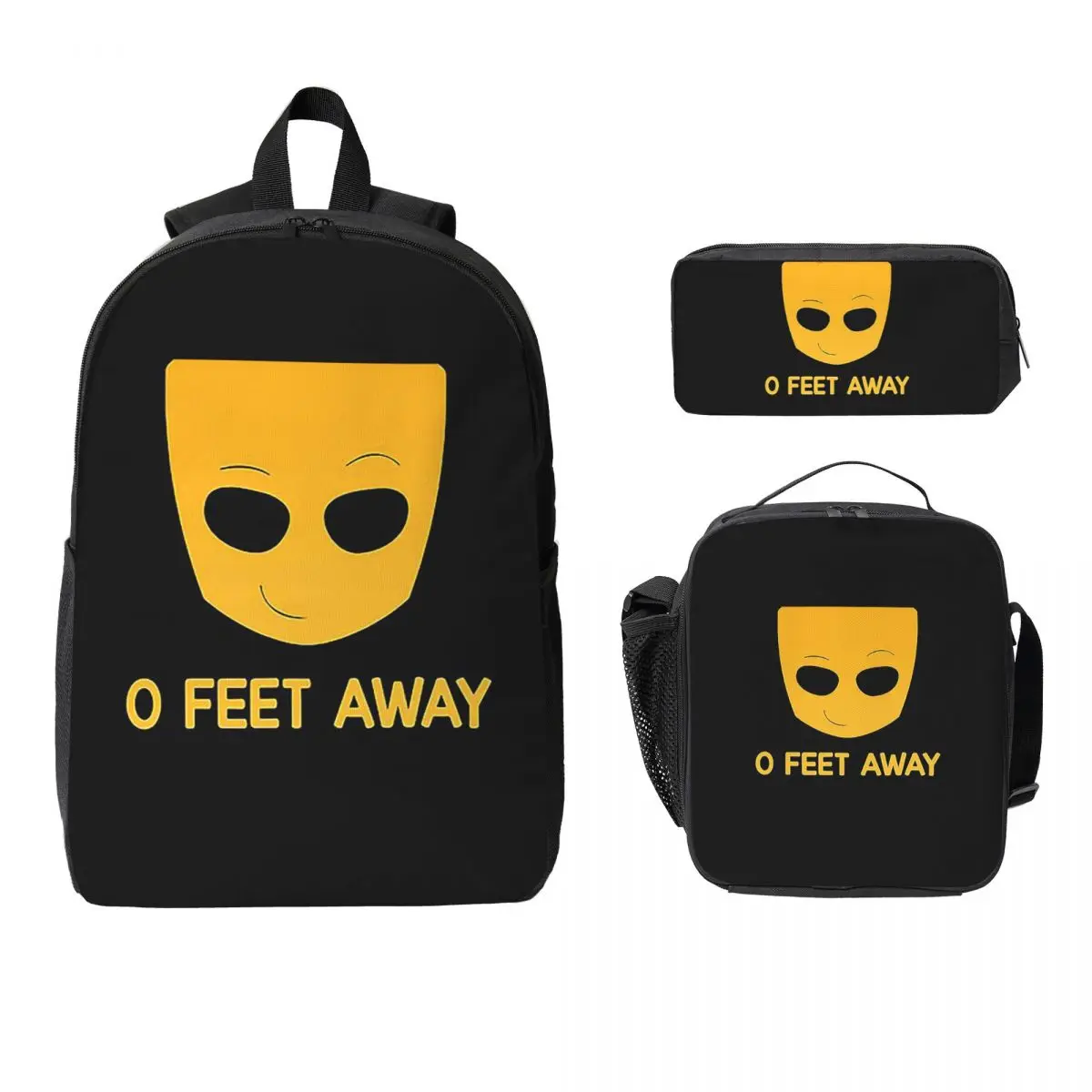 Grindr Zero O Feet Away Backpack Student Boy Girls BookBag School Bag Computer Shoulder Bags 3ps Insulated Lunch Bag Pencil Case
Grindr Zero O Feet Away Backpack Student Boy Girls BookBag School Bag Computer Shoulder Bags 3ps Insulated Lunch Bag Pencil Case