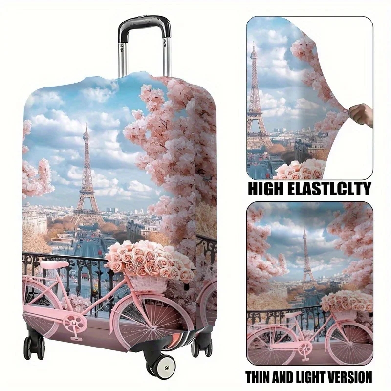 Thickened travel luggage protective case trolley case, machine washable washable polyester, ideal for airports and hotels 
Thickened travel luggage protective case trolley case, machine washable washable polyester, ideal for airports and hotels