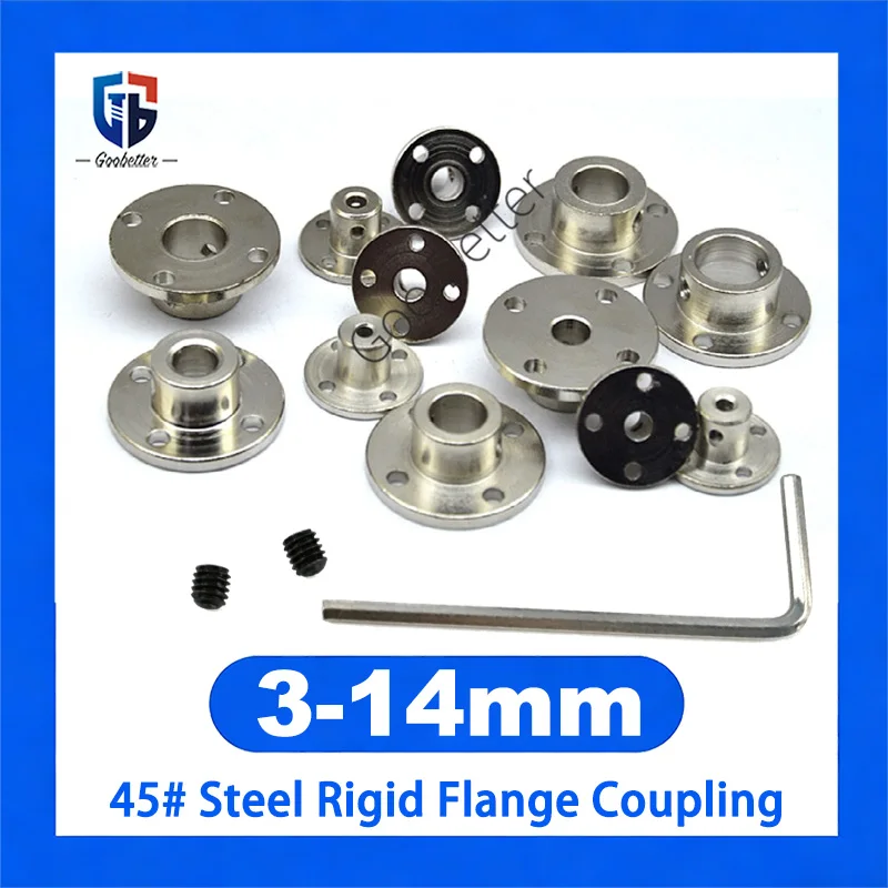 1/5Pcs 3.17mm 4mm 5mm 6mm 6.35mm 7mm 8mm 10mm 11mm 12mm Motor Support Connector Rigid Flange Coupling Motor Guide Shaft Coupler
1/5Pcs 3.17mm 4mm 5mm 6mm 6.35mm 7mm 8mm 10mm 11mm 12mm Motor Support Connector Rigid Flange Coupling Motor Guide Shaft Coupler