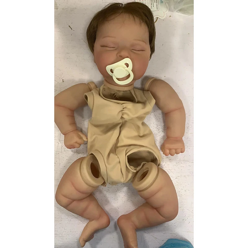 21inch Already Painted Reborn Doll Kit Peaches 3D Skin Tone with Visible Veins Bebe Reborn Kit with Cloth Body Hand Rooted-Hair
21inch Already Painted Reborn Doll Kit Peaches 3D Skin Tone with Visible Veins Bebe Reborn Kit with Cloth Body Hand Rooted-Hair