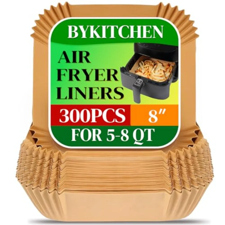 300PCS Disposable Air Fryer Paper Liners for Ninja AF141 5 QT Pro AF181 6.5QT, Cosori Chefman 6 QT andOther 5 to 8Qt Airfryer,
300PCS Disposable Air Fryer Paper Liners for Ninja AF141 5 QT Pro AF181 6.5QT, Cosori Chefman 6 QT andOther 5 to 8Qt Airfryer,
