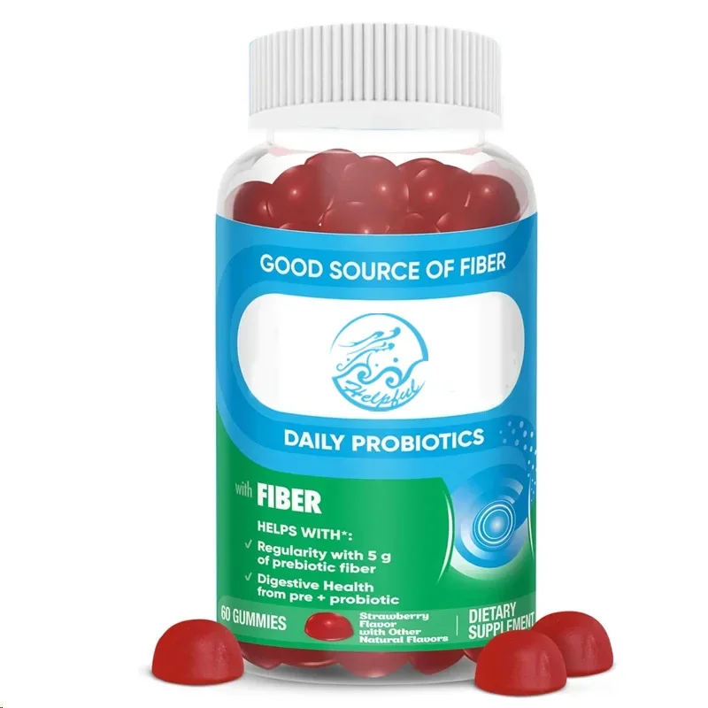 Probiotic Fiber Probiotics Promote Digestive Health, A Regular and Intestinal Health Digestive Supplement 60 Gummies
Probiotic Fiber Probiotics Promote Digestive Health, A Regular and Intestinal Health Digestive Supplement 60 Gummies