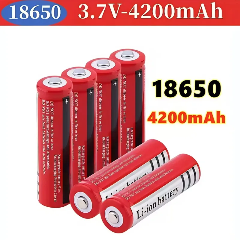 For Led Flashlight Strong Light Torch Litio Bateria Recargable Long Lasting Safe3.7V 4200mAh Rechargeable 18650 Lithium Battery
For Led Flashlight Strong Light Torch Litio Bateria Recargable Long Lasting Safe3.7V 4200mAh Rechargeable 18650 Lithium Battery