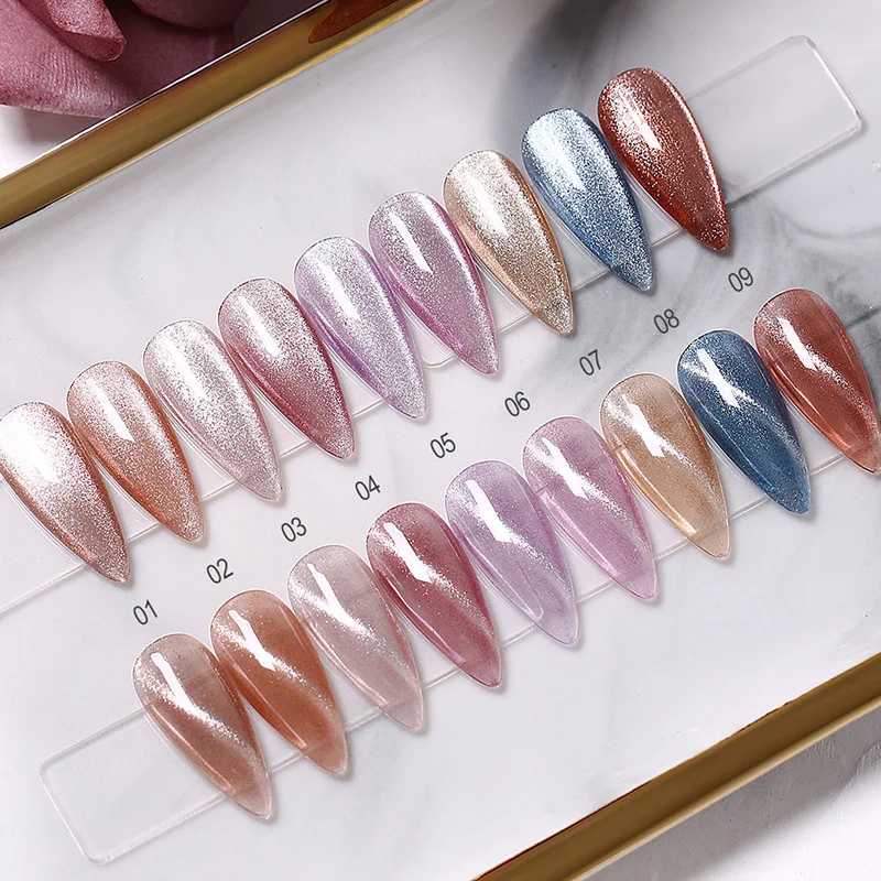 Nail Salon Specialized Glue 9-Color Small Set Light Therapy Nail Glue Snow Light Cat Eye Series Nail Polish Gel Set
Nail Salon Specialized Glue 9-Color Small Set Light Therapy Nail Glue Snow Light Cat Eye Series Nail Polish Gel Set