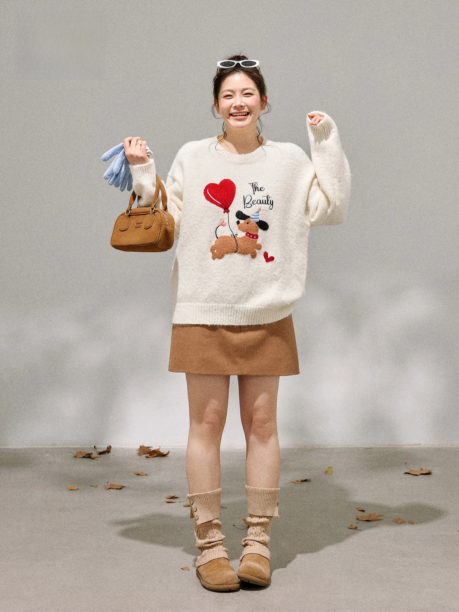 plus Size Winter Fashion Set Korean Style Dog Sweater Straight A-Line Skirt Ensemble for Plump Sister Comfortable Casual Outfit
plus Size Winter Fashion Set Korean Style Dog Sweater Straight A-Line Skirt Ensemble for Plump Sister Comfortable Casual Outfit