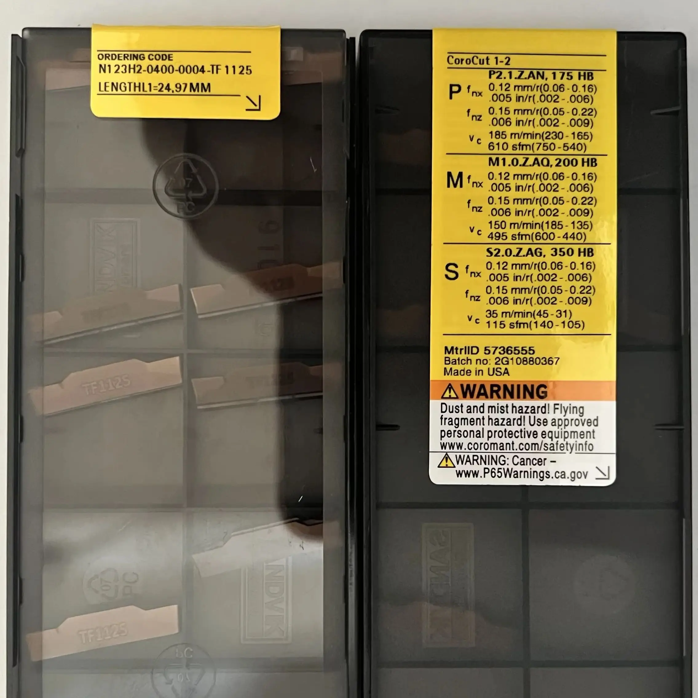 N123H2-0400-0004-TF 1125 Original slotted turning tool
N123H2-0400-0004-TF 1125 Original slotted turning tool