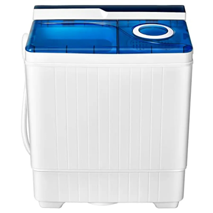 Portable washing machine for apartment RV use, blue plastic twin tub with 26 lbs total capacity 18 lbs washer + 8 lbs spinner,c
Portable washing machine for apartment RV use, blue plastic twin tub with 26 lbs total capacity 18 lbs washer + 8 lbs spinner,c