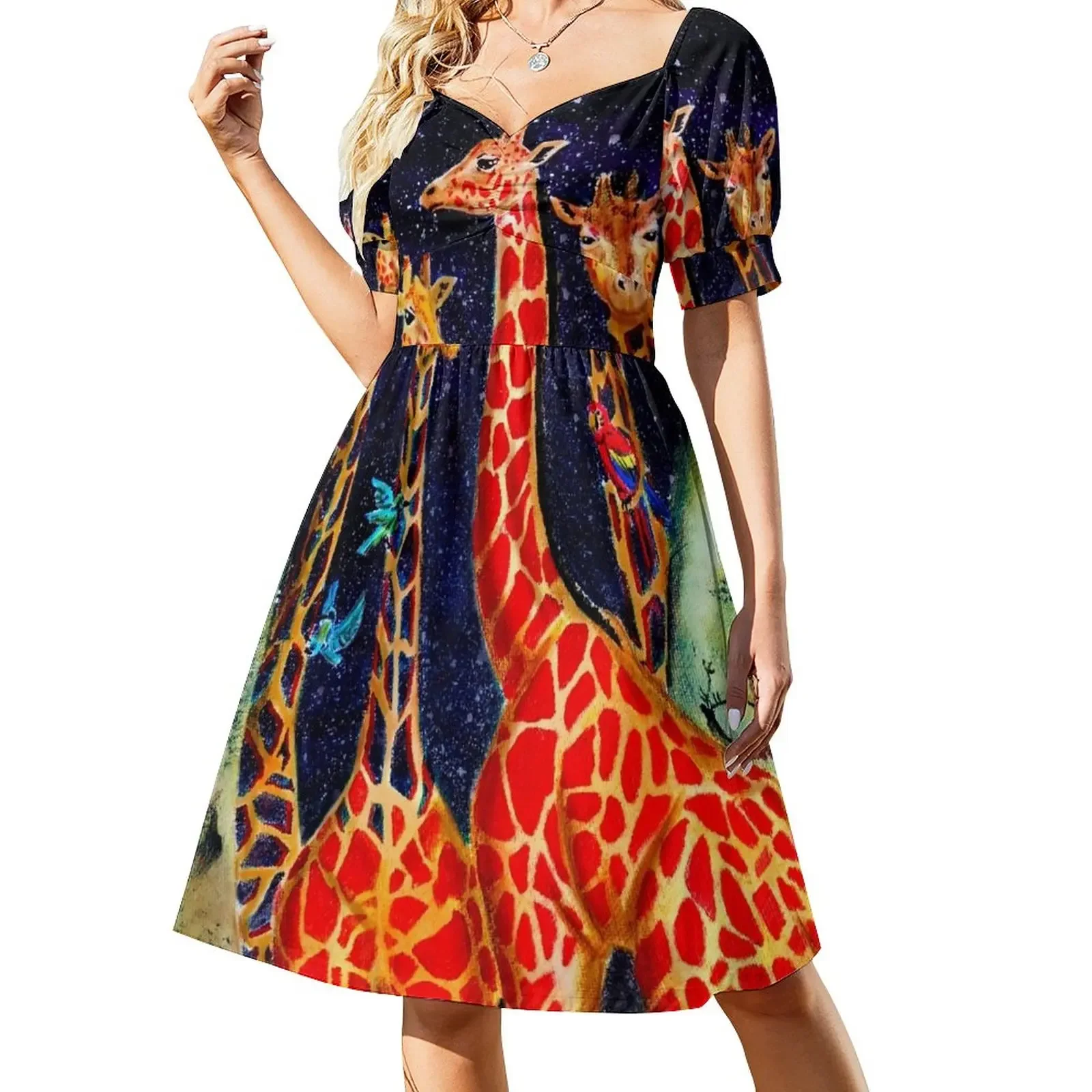 cave giraffes Short-Sleeved Dress Woman clothing Summer women's clothing elegant dresses plus sizes
cave giraffes Short-Sleeved Dress Woman clothing Summer women's clothing elegant dresses plus sizes