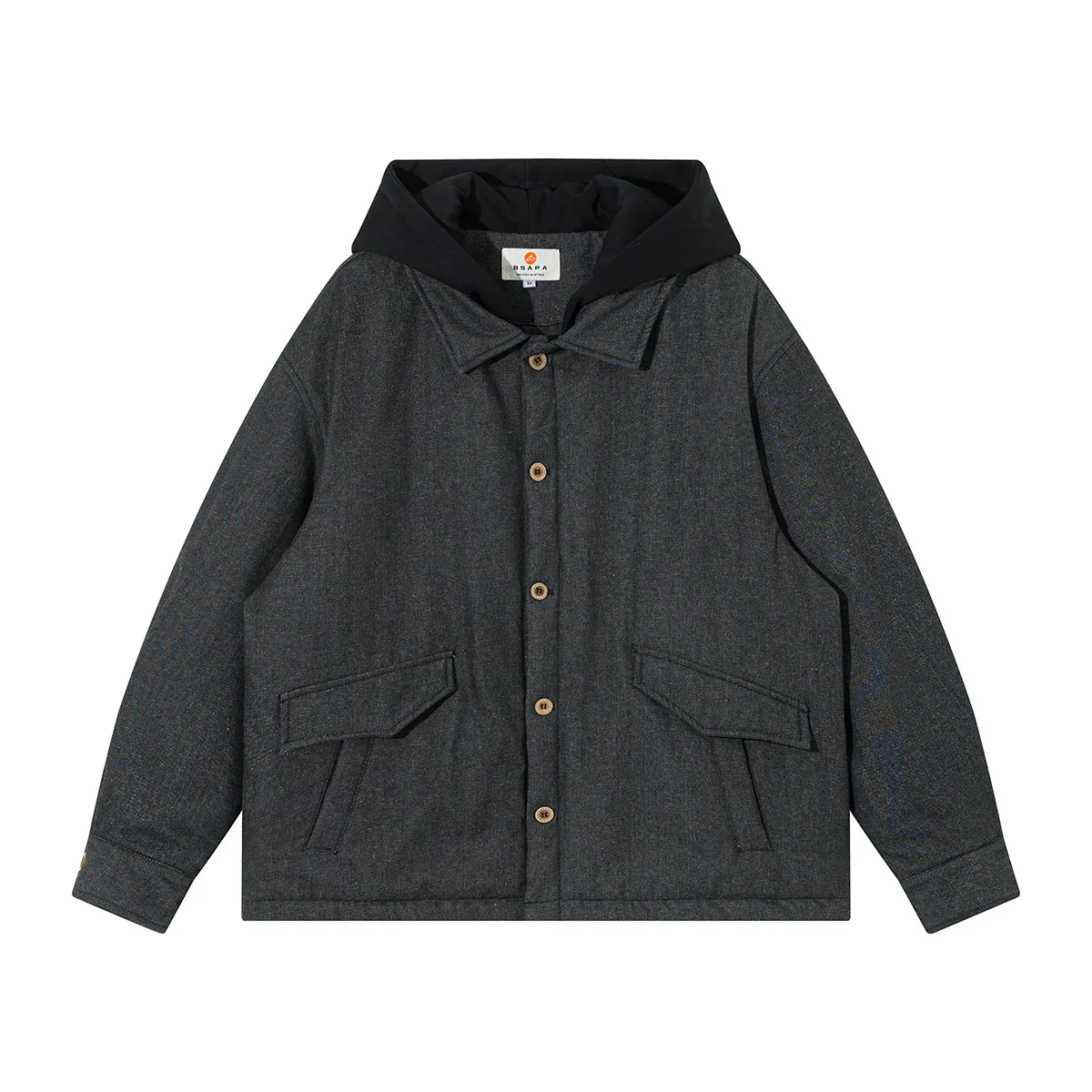 Men Japanese Streetwear Vintage Loose Casual Cargo Jacket Parkas Coat Outerwear Winter Thicken Cotton-padded Denim Hooded Coat
Men Japanese Streetwear Vintage Loose Casual Cargo Jacket Parkas Coat Outerwear Winter Thicken Cotton-padded Denim Hooded Coat