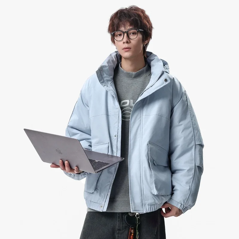 2025 Winter Cotton Jacket Women and Men's Loose Fit Puffer Coat Solid Color Thickened Windproof Unisex Warm Parka
2025 Winter Cotton Jacket Women and Men's Loose Fit Puffer Coat Solid Color Thickened Windproof Unisex Warm Parka