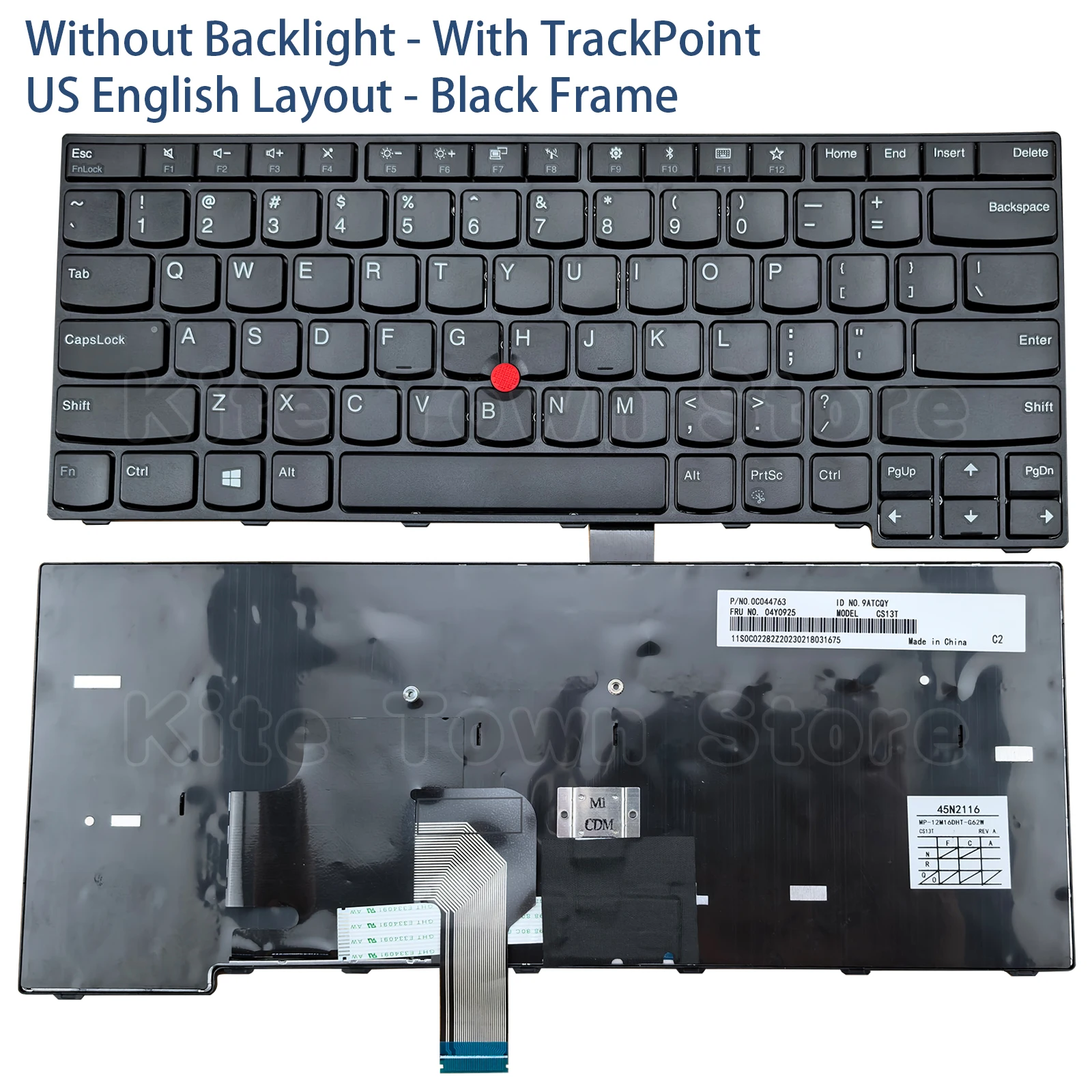 Новая американская клавиатура для ноутбука без подсветки для Lenovo Thinkpad E470 E470c E475, черная рамка с трек-точкой
Новая американская клавиатура для ноутбука без подсветки для Lenovo Thinkpad E470 E470c E475, черная рамка с трек-точкой