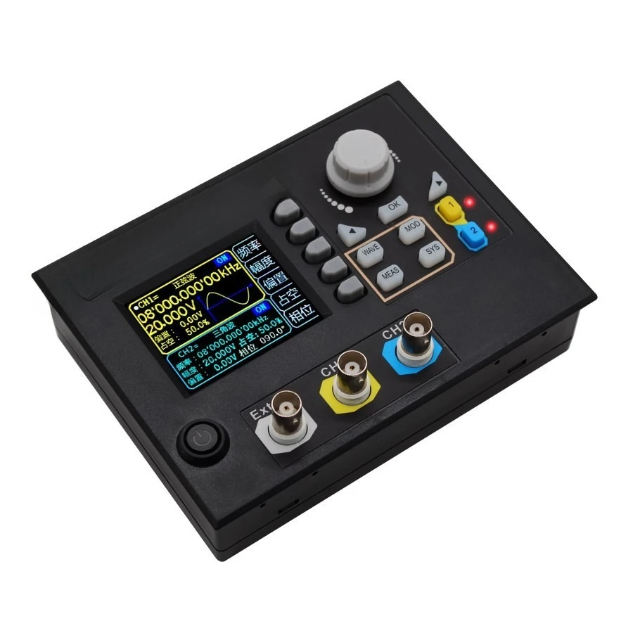 S2800-15MHz inlaid panel function signal generator DDS dual channel signal source
S2800-15MHz inlaid panel function signal generator DDS dual channel signal source