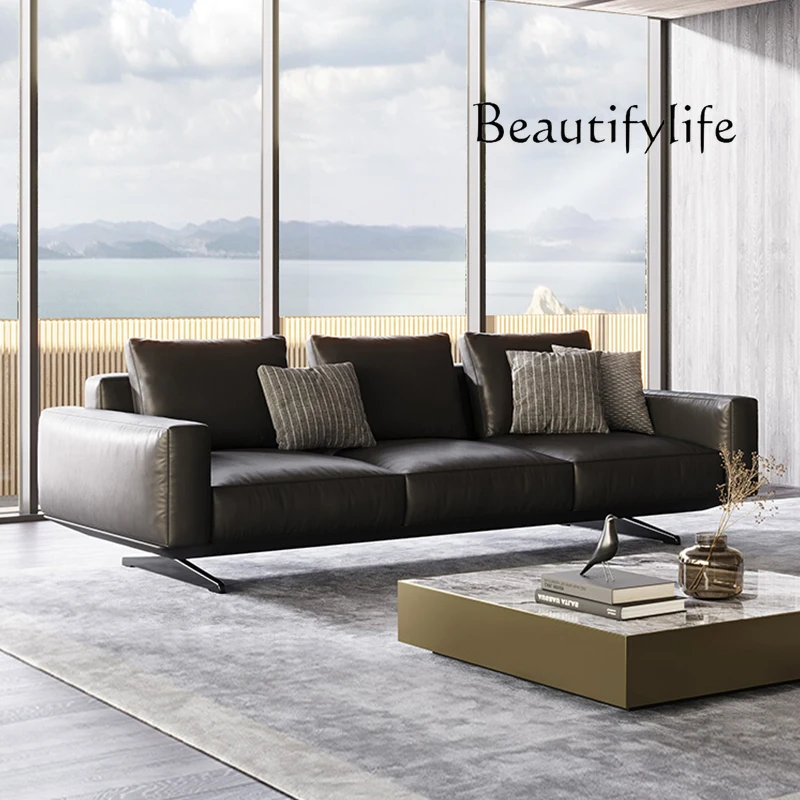 SS 102" Italian Leather Sofa For Living Room Bedroom Home Office Modern 3 Seater Comfy Leather Couch With Solid Wood Frame Couch
SS 102" Italian Leather Sofa For Living Room Bedroom Home Office Modern 3 Seater Comfy Leather Couch With Solid Wood Frame Couch