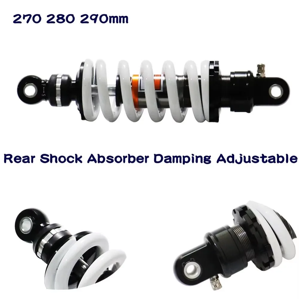 Motorcycle Rear Shock Absorber Damping Adjustable 270mm 280mm 290mm Long After The Shock for BSE T8 Off-Road
Motorcycle Rear Shock Absorber Damping Adjustable 270mm 280mm 290mm Long After The Shock for BSE T8 Off-Road