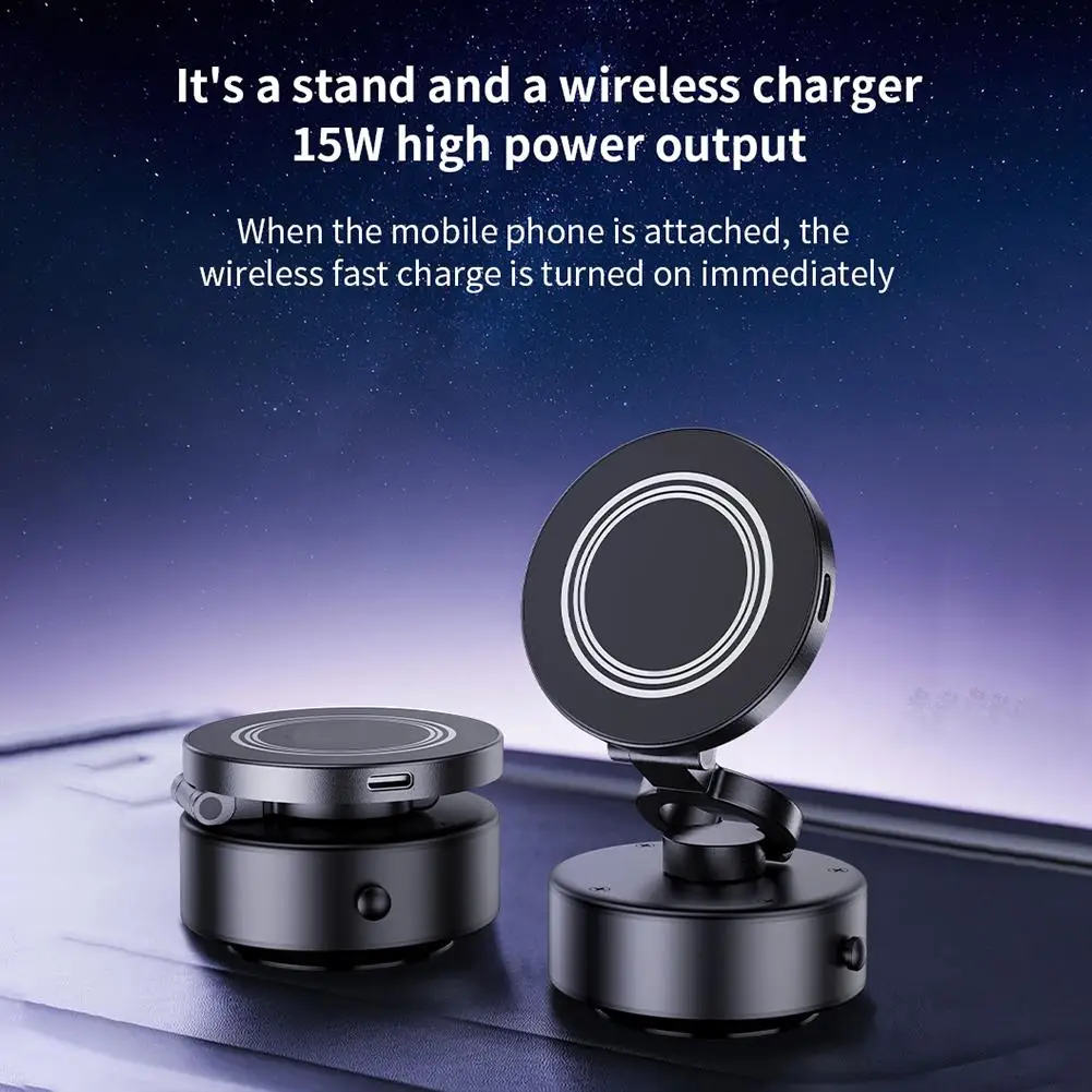 Wireless Charger Suction Cup Holder 360° Vacuum Magnetic Vehicle Bracket Foldable Holder For Wireless Charging Smartphone O4K3
Wireless Charger Suction Cup Holder 360° Vacuum Magnetic Vehicle Bracket Foldable Holder For Wireless Charging Smartphone O4K3