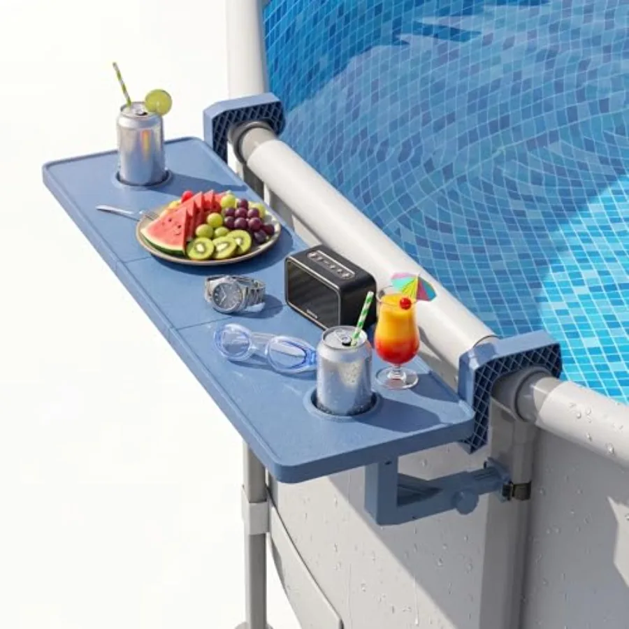 Poolside Bar For Above Ground Pool Outdoor Pool Bar Table for Above-Ground Round Pool 40.5in Length Adjustable Poolside Table P
Poolside Bar For Above Ground Pool Outdoor Pool Bar Table for Above-Ground Round Pool 40.5in Length Adjustable Poolside Table P